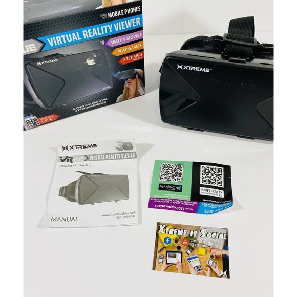 Xtreme Cables VR VUE Virtual Reality Viewer for 3.5" to 6" Smartphones Games - Picture 3 of 12